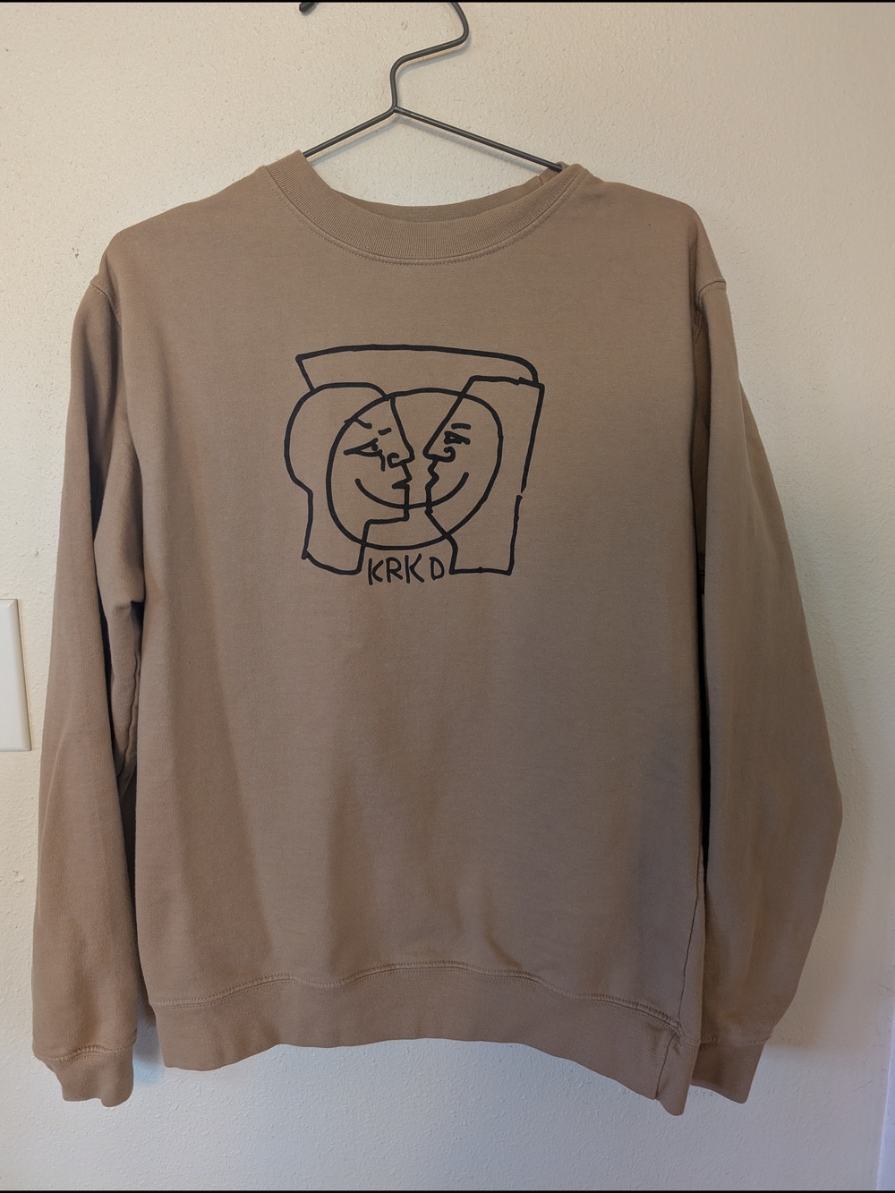 KRKD Brown Graphic Sweatshirt Medium